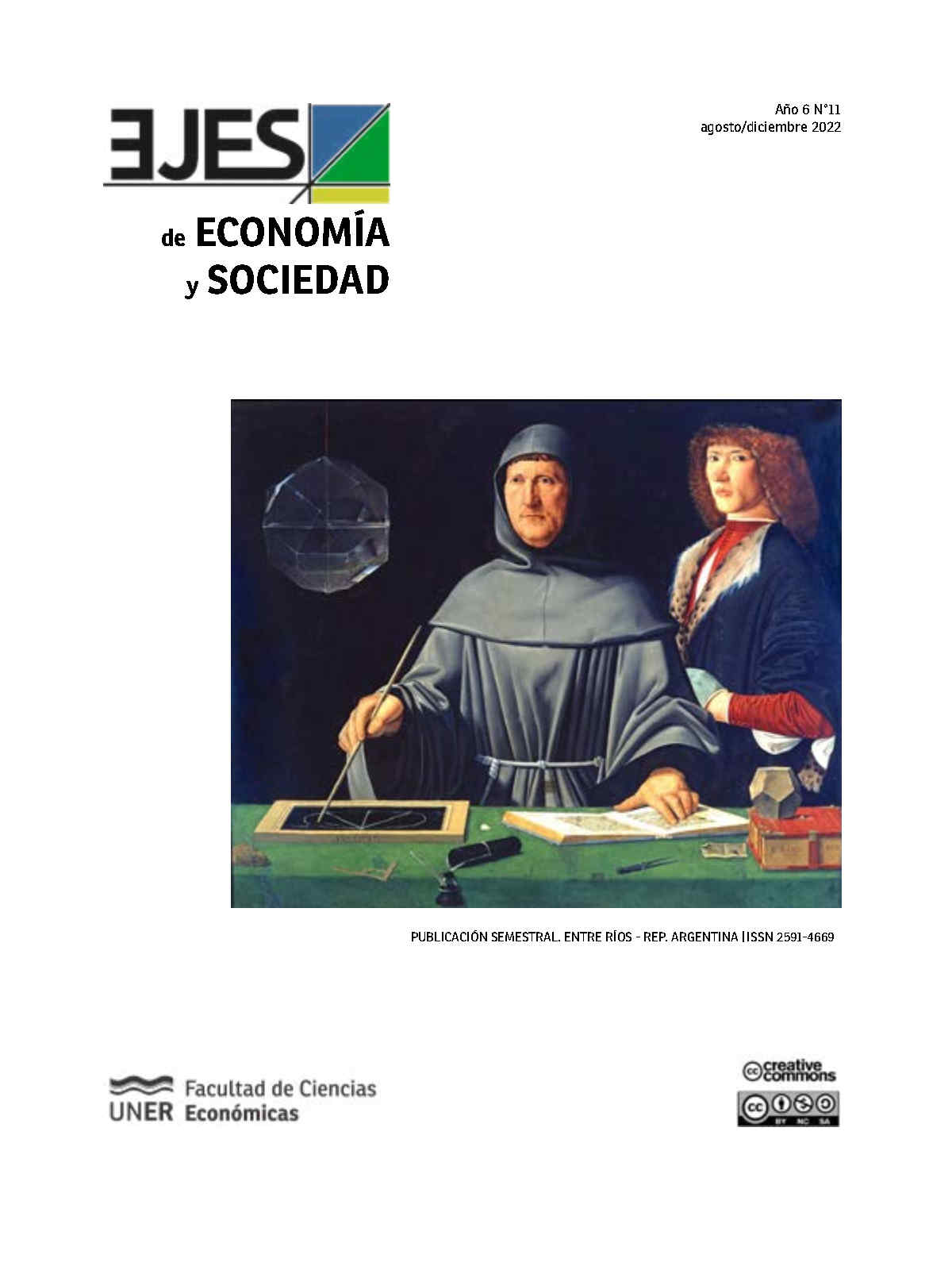 Luca Pacioli. Anónimo atribuido a Jacopo de'Barbari por Luc Lauwers y Marleen Willekens en Five Hundred Years of Bookkeeping: A Portrait of Luca Pacioli. En Tijdschrift voor Economie en Management, Katholieke Universiteit Leuven, 1994, vol. XXXIX issue 3 p. 289–304.